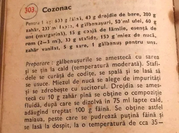 Cozonac-receptet hålls med helighet av hemmafruar FOTO: Personal Archive/Ecaterina Hulea