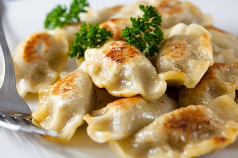 Ukrainska dumplings med potatis